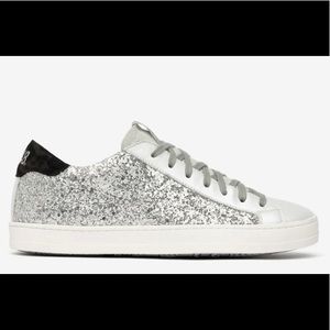 NIB P448 John Ginerva Glitter Sneaker Sz 38